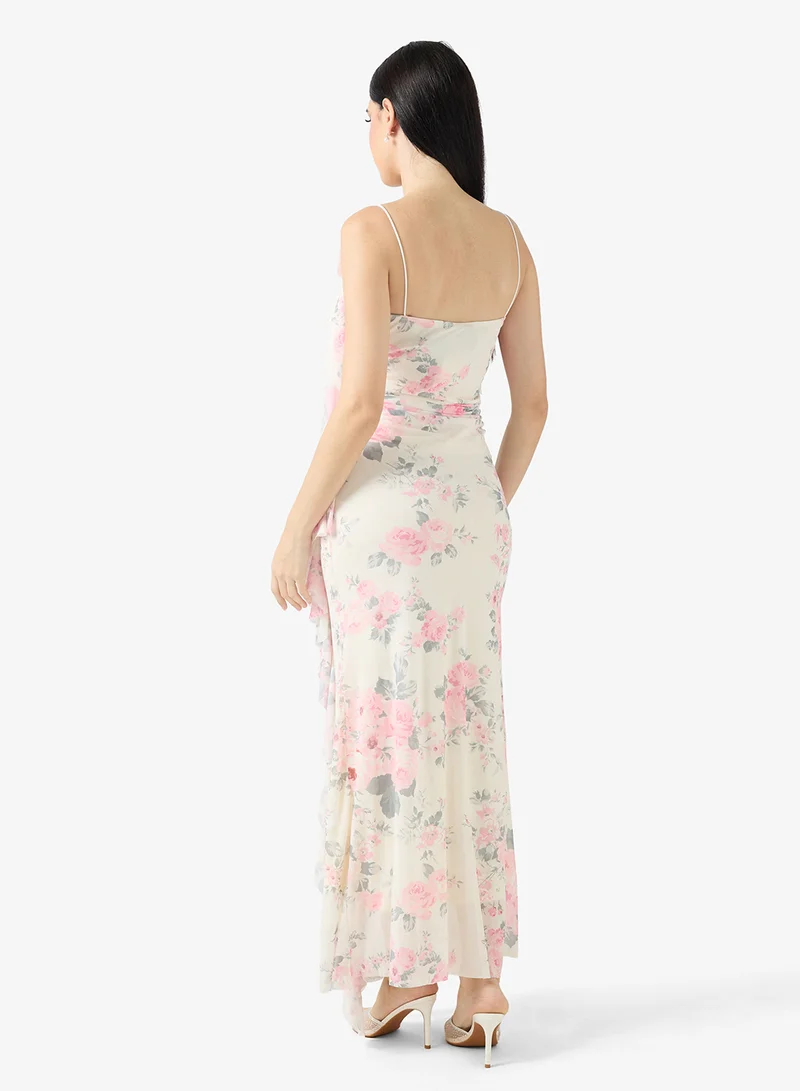 ايلا Floral Dress With Ruffles